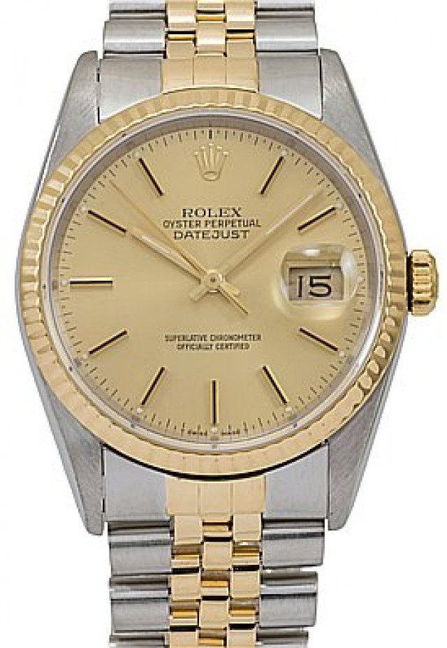 Gold & Steel Rolex Datejust Ref. 16233