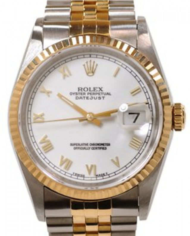 Rolex Datejust 16233 with 18 kt Yellow Gold