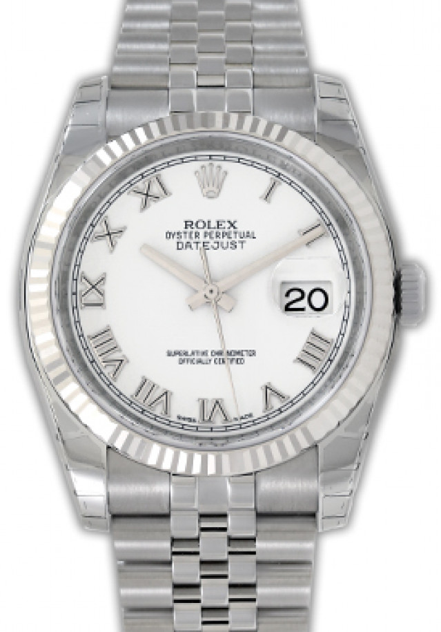 Rolex Datejust 16234 Steel with White Dial