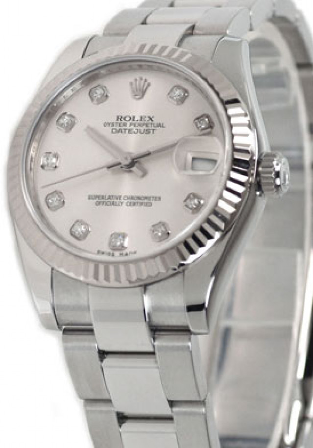 Pre-Owned Ladies Rolex Datejust 178274 with Diamond Dial