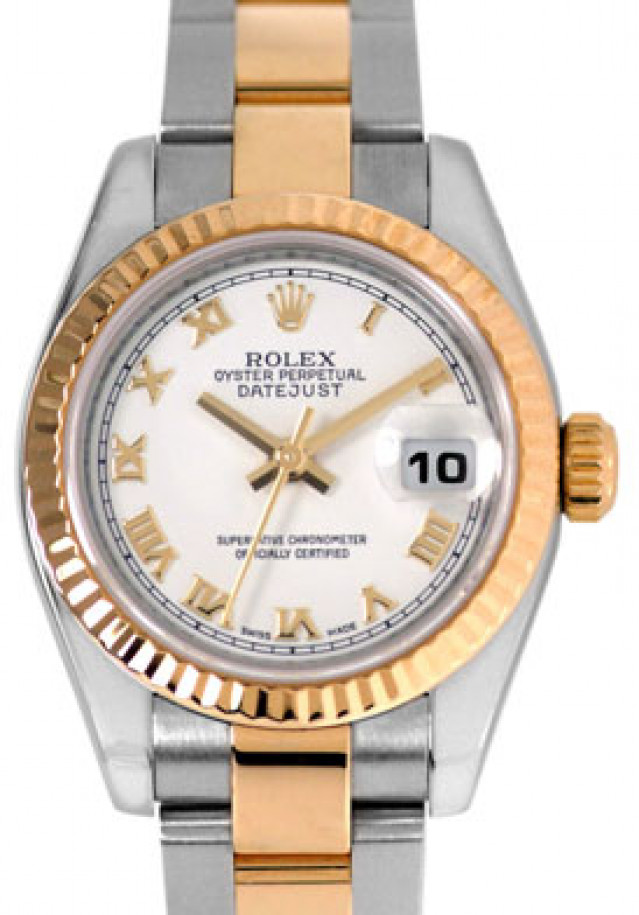 Rolex Datejust 179173 Gold & Steel White