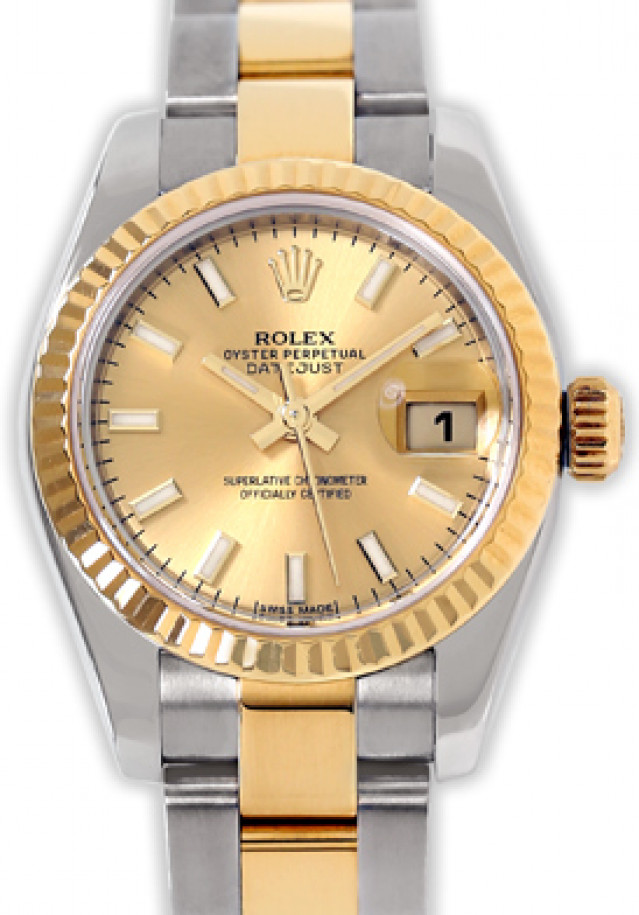 Ladies Rolex Datejust 179173 with Oyster Bracelet