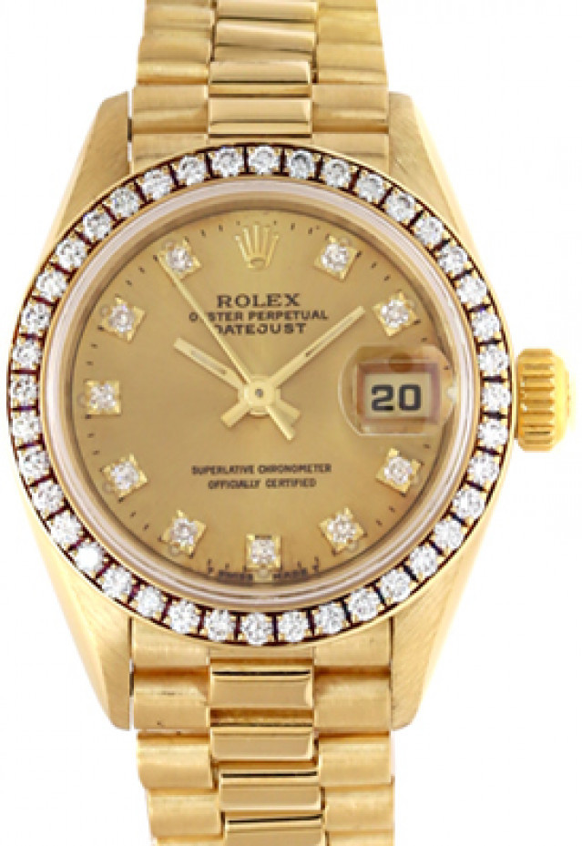 Rolex President Ladies Watch 69138 5466