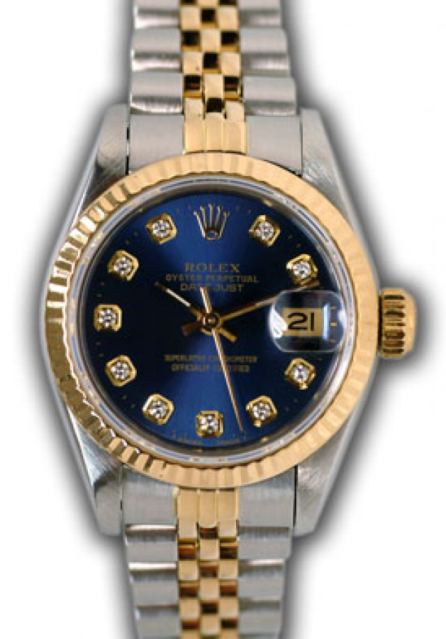 Blue Diamond Dial Rolex Datejust 69173