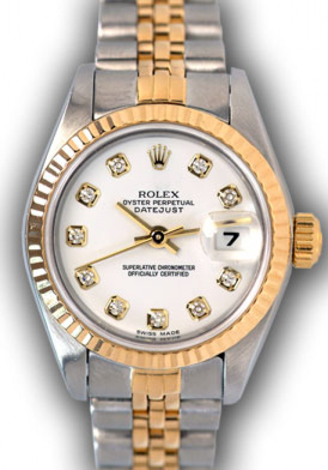 Pre-Owned Rolex Datejust 69173 with Diamonds