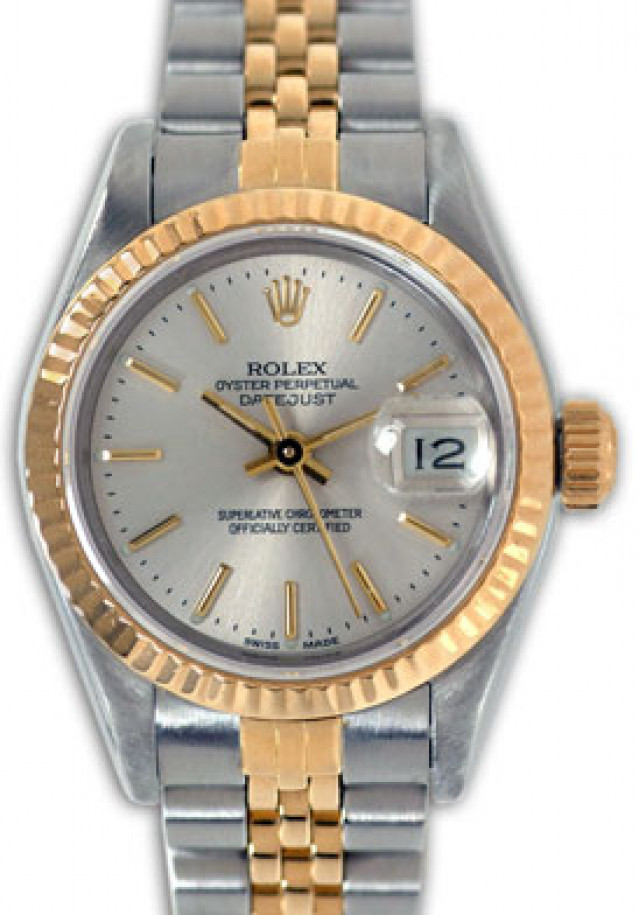 Rolex Datejust 69173 Gold & Steel Silver