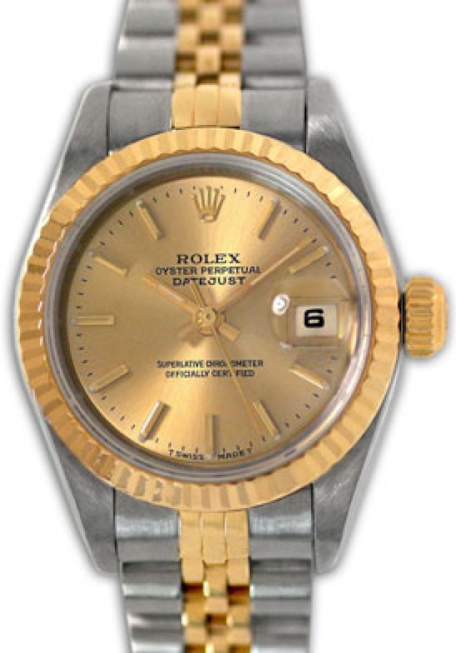 Sell Gold & Steel Rolex Datejust 69173 Year 1996