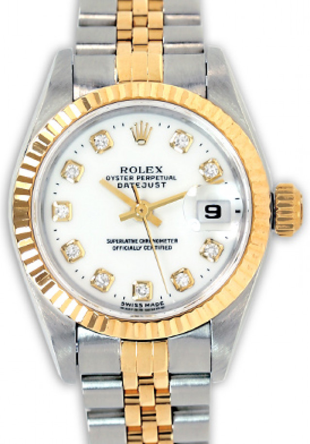 White Diamond Dial Rolex Datejust 69173