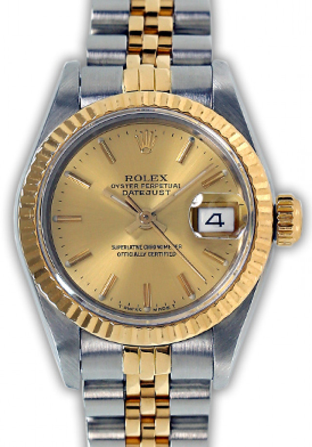 Sell Gold & Steel Rolex Datejust 69173 Year 1990