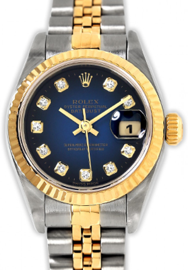 Diamond Steel & Gold Rolex Datejust 69713