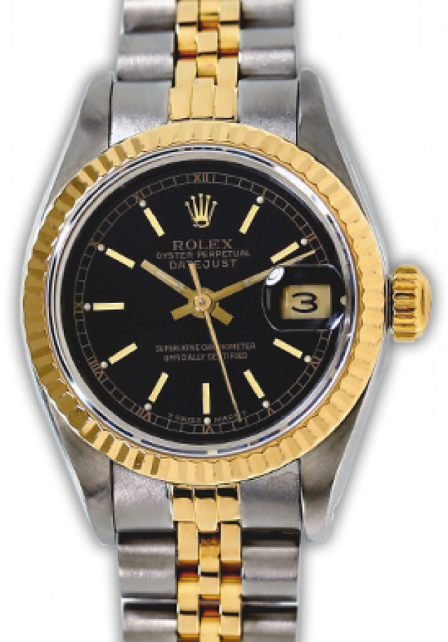 Pre-Owned Gold & Steel Rolex Datejust 69173