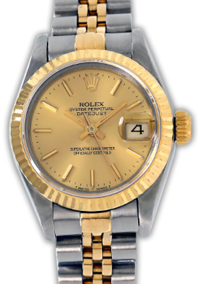 Sell Gold & Steel Rolex Datejust 69173 Year 1986