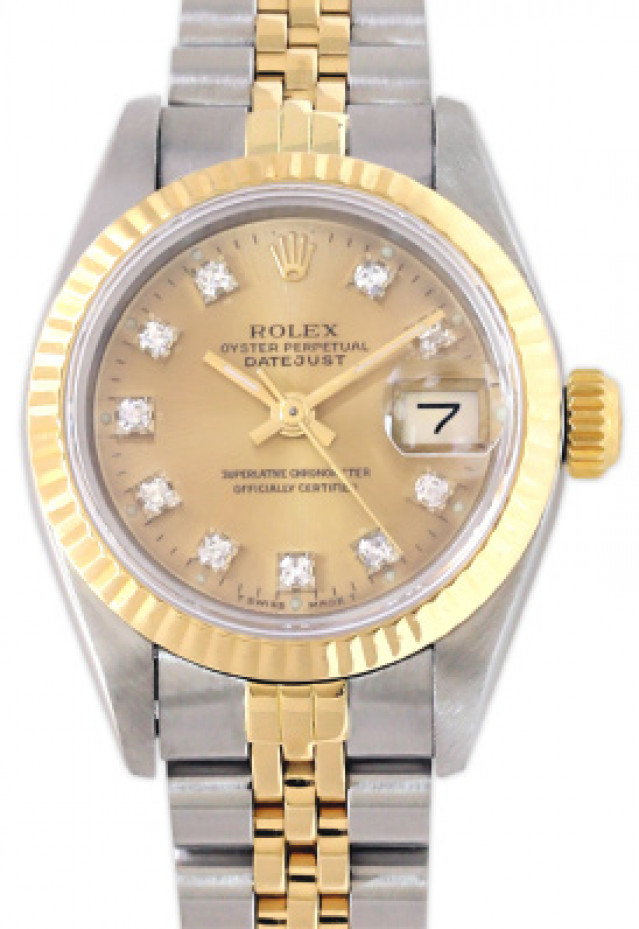 Ladies Rolex Datejust 69173 18kt Yellow Gold