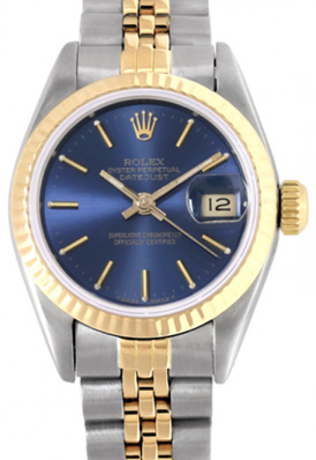 Rolex Datejust 69173 with Blue Dial