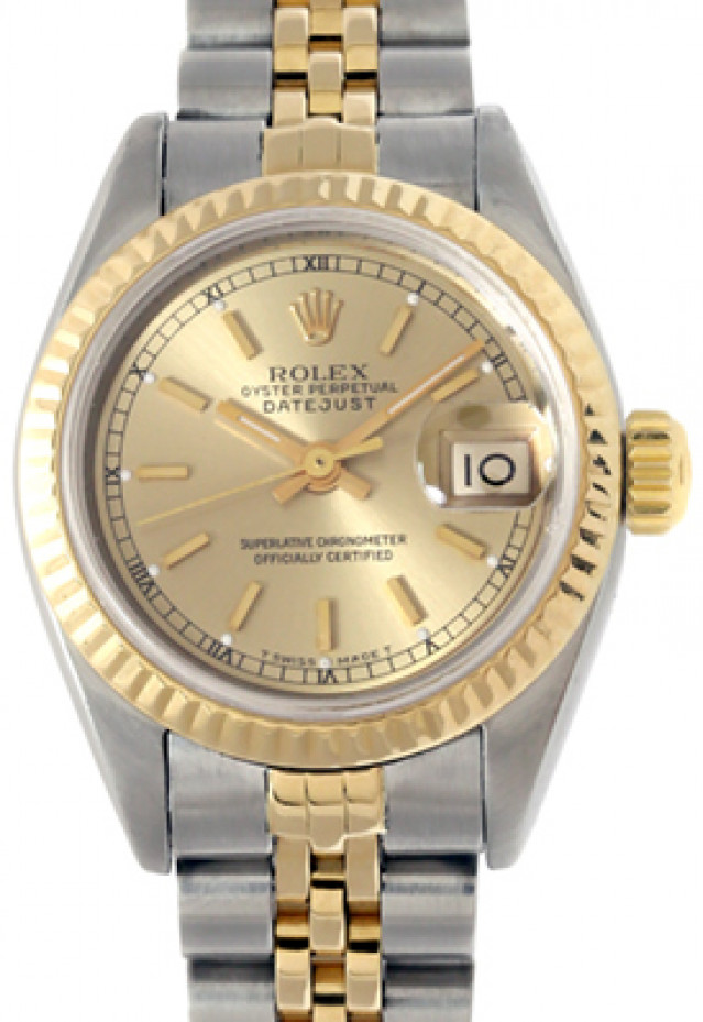 Rolex Datejust 69173 with Champagne Dial