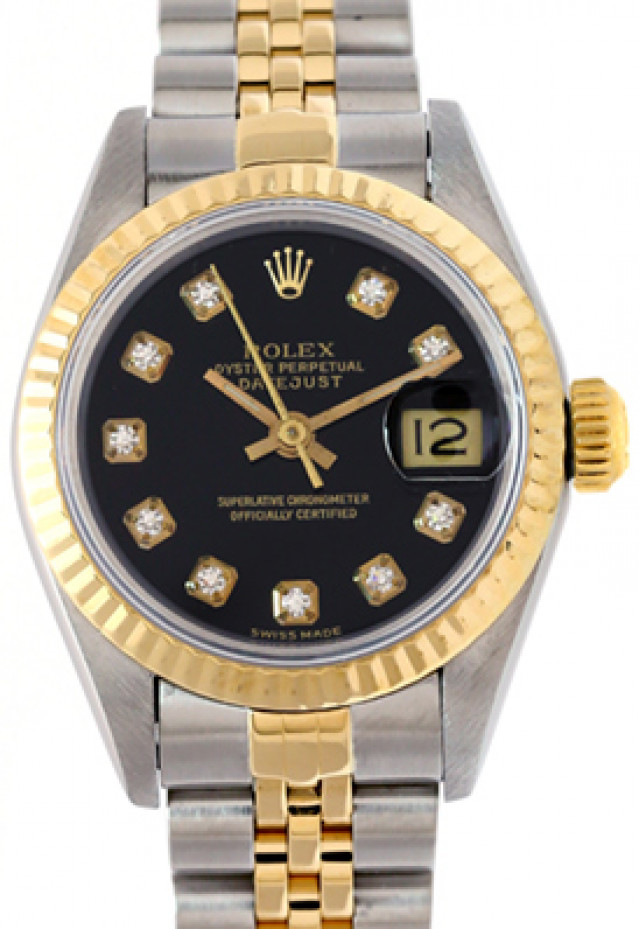 Rolex Datejust 69173 with Black Dial