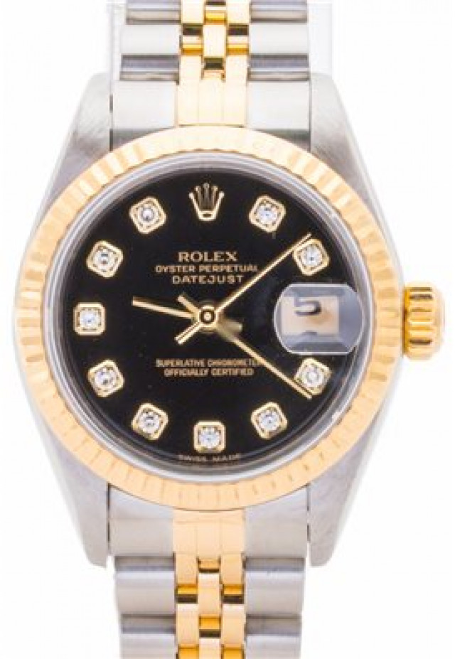 Yellow Gold Rolex Datejust 69173 26 mm