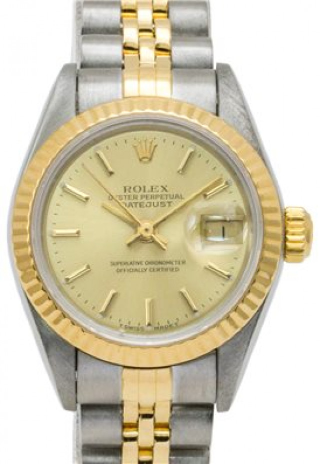 26 mm Rolex Datejust 69173 Gold & Steel on Jubilee Pre-Owned