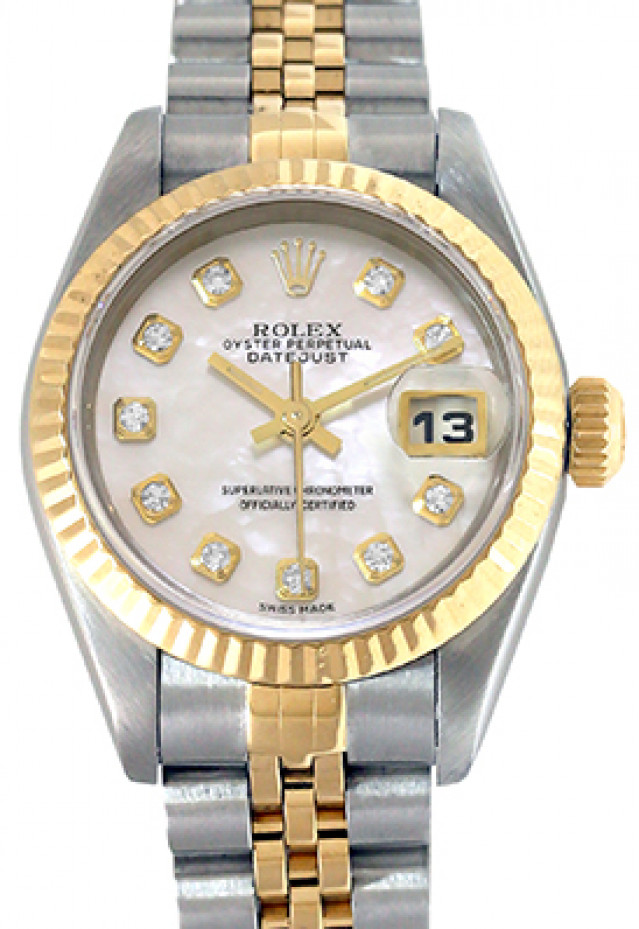 Dimaond Rolex Datejust Ref. 69173 Mother Of Pearl