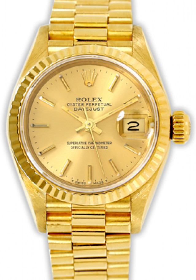 Ladies President Rolex Datejust 69178 Gold