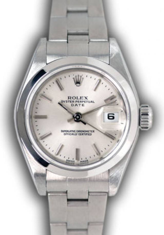 Rolex 79160 Steel on Oyster, Smooth Bezel Steel with Silver Index