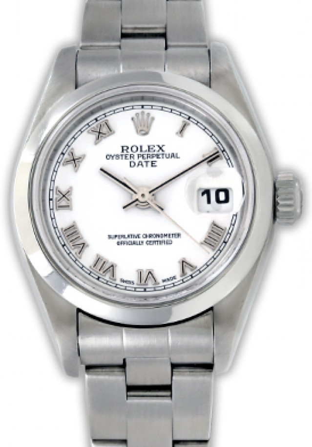 Rolex 79160 Steel on Oyster White with Silver Arabic