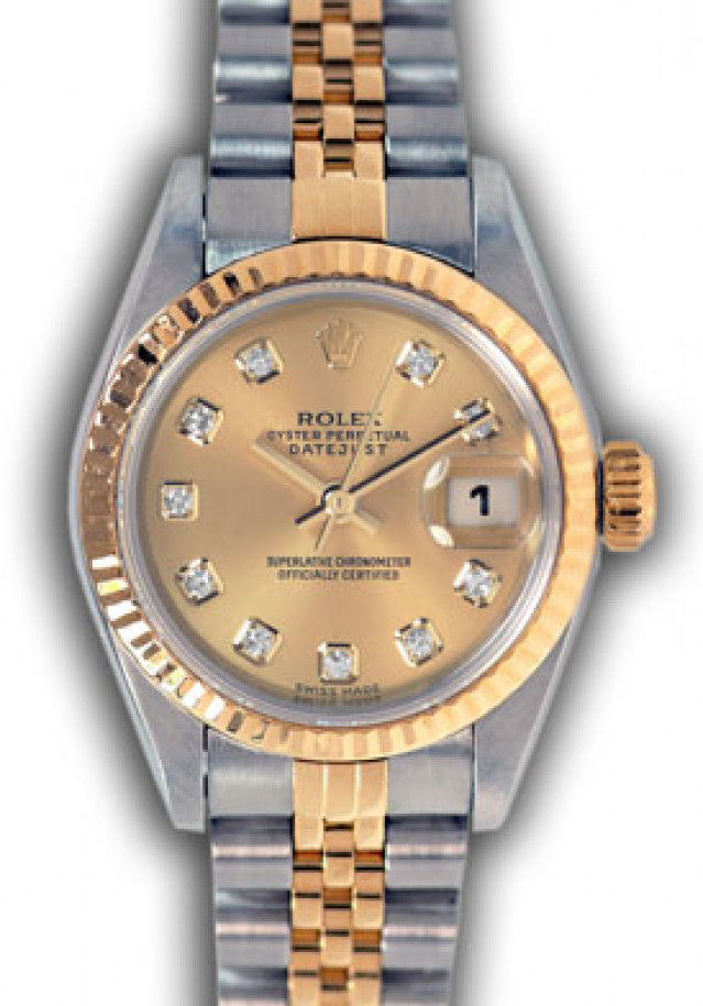 Champagne Diamond Dial Rolex Datejust 79173