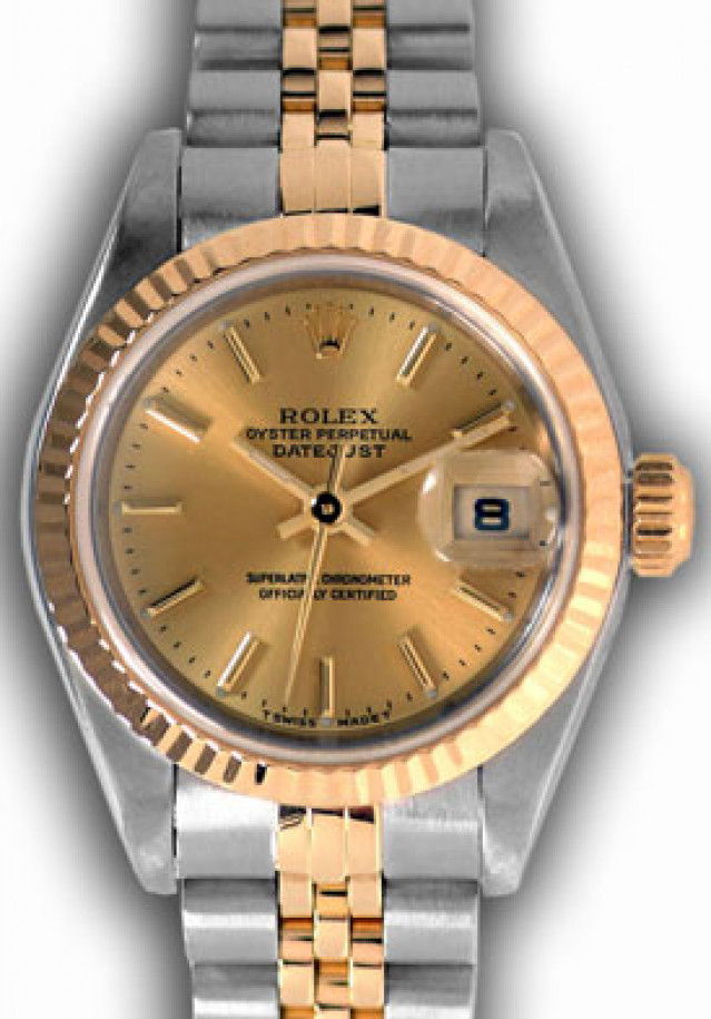 Rolex Datejust 79173 Gold & Steel Champagne Pre-Owned