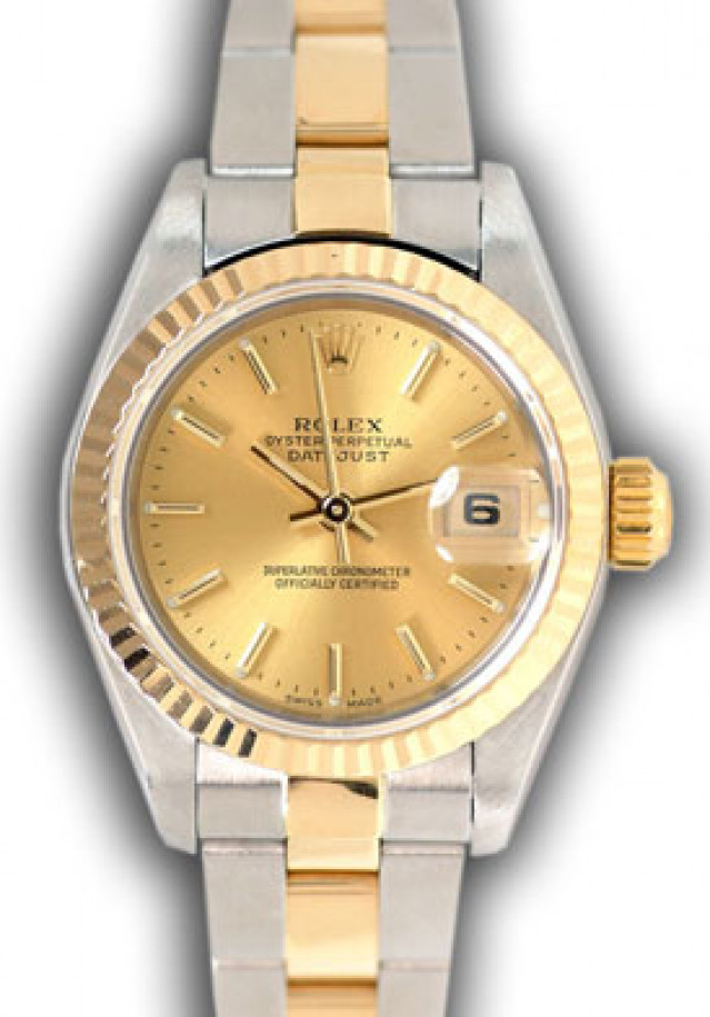 Sell Gold & Steel Rolex Datejust 79173 Year 2002