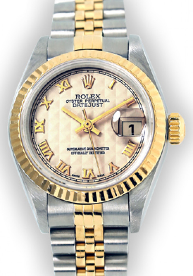 Rolex Datejust 79173 Gold & Steel With Ivory Dial