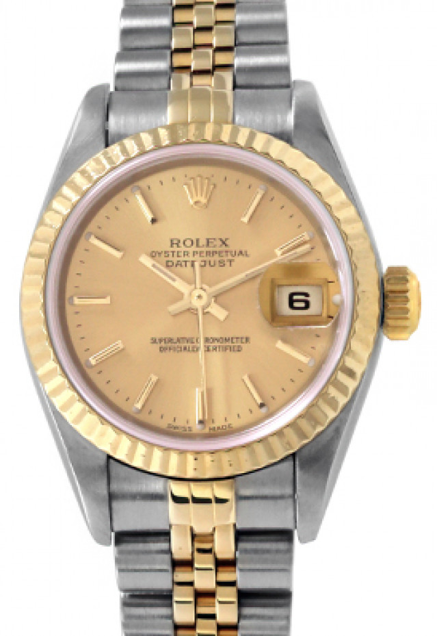 Pre-Owned Rolex Datejust 79173 Gold & Steel Year 2000