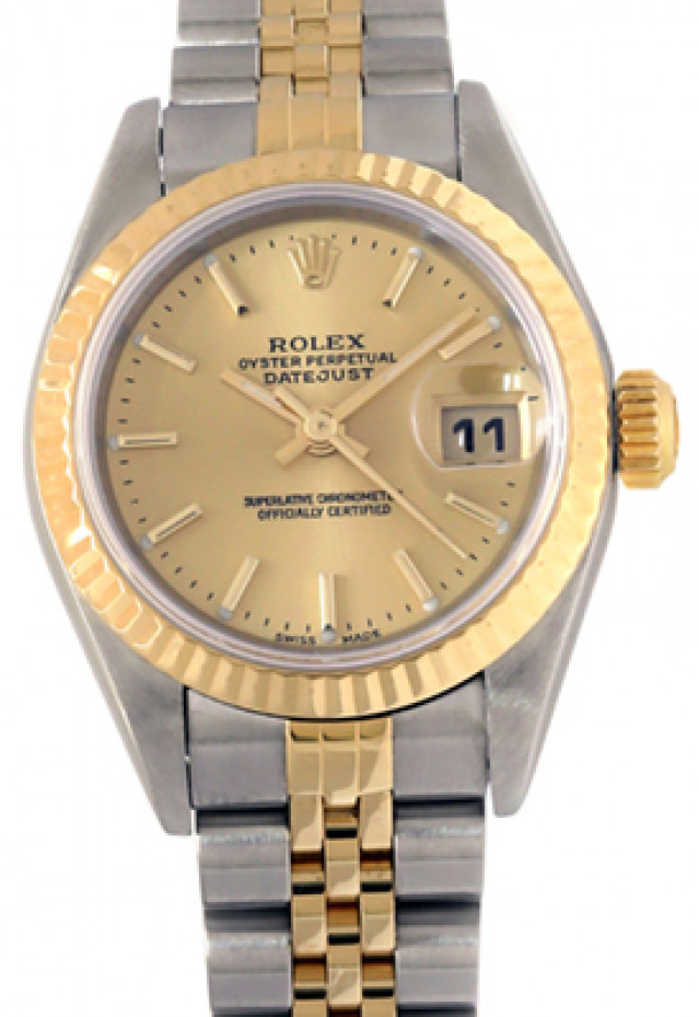 Ladies Rolex Datejust 79173 14kt Yellow Gold