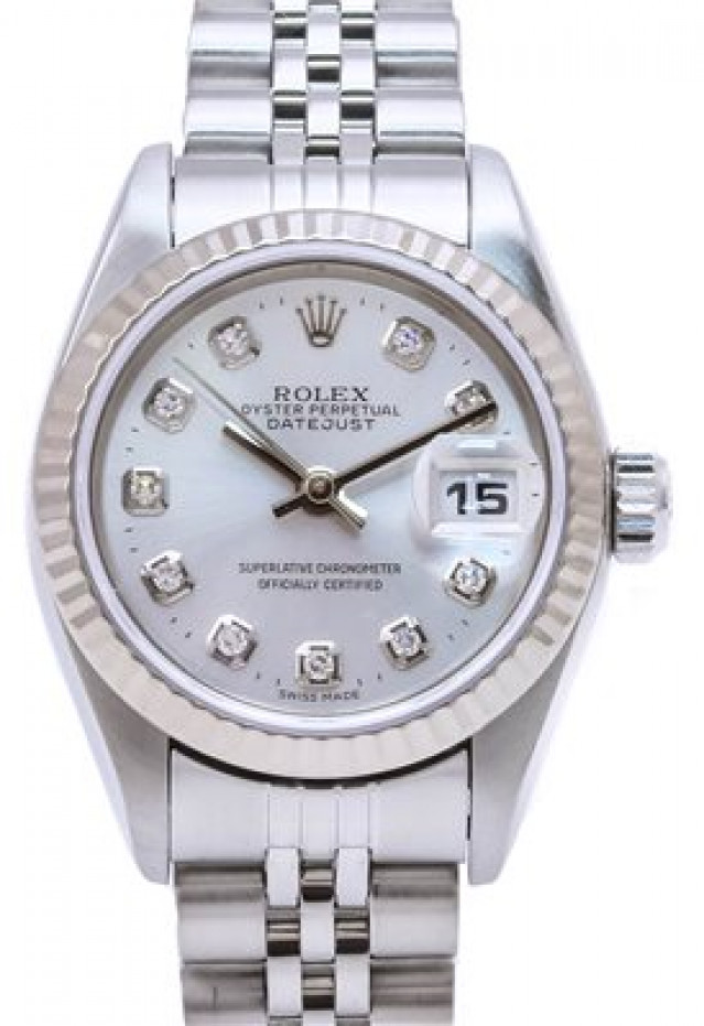 Rolex 79174 White Gold & Steel on Jubilee Steel Diamond Dial