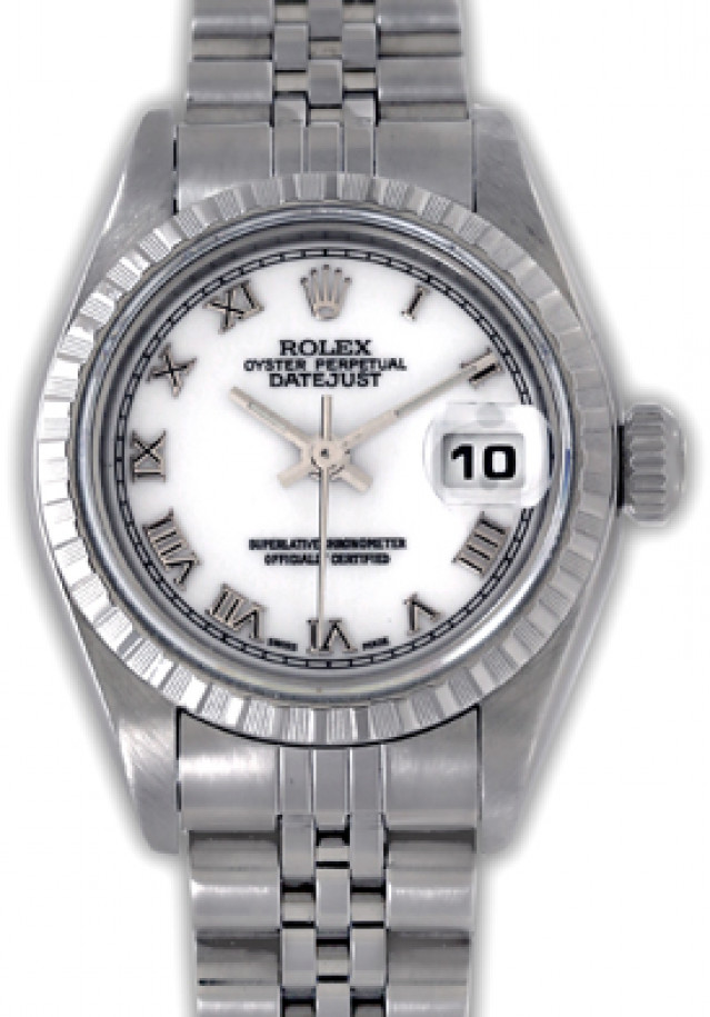 Rolex Datejust 79240 Steel with White Dial & Roman Markers