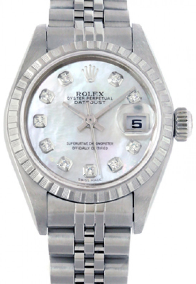 Ladies Rolex Datejust 79240 with White Dial