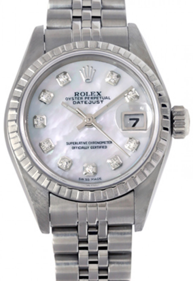 Rolex Datejust 79240 with White Dial