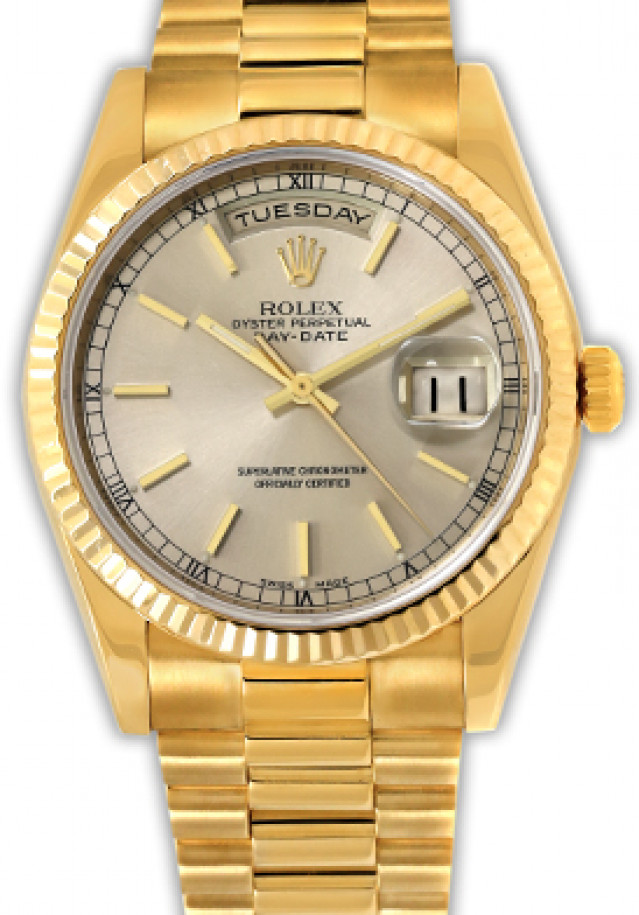 Rolex Day-Date 118238 Gold Silver 3885