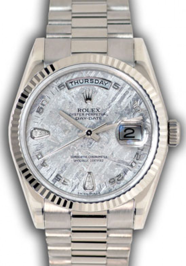 Grey Diamond Dial Rolex Day-Date 118239