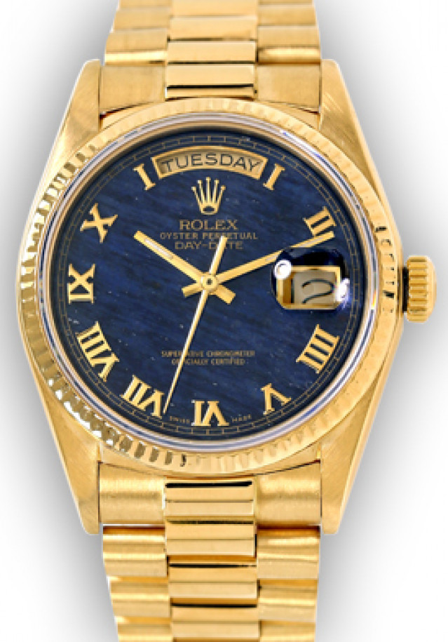 Rolex President Day-Date 18038 Gold Blue