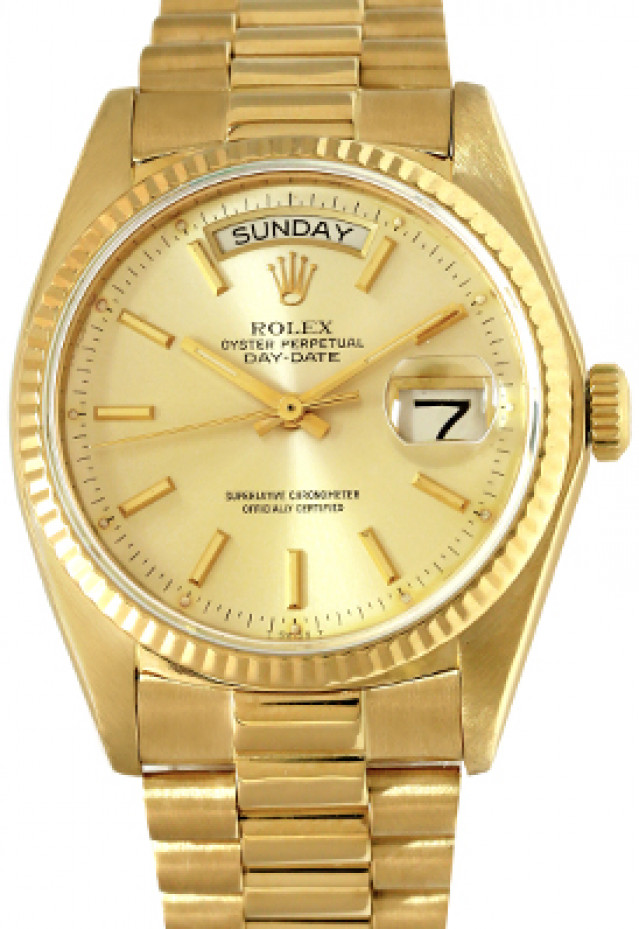 Rolex Day-Date 18038 Gold Champagne 1983