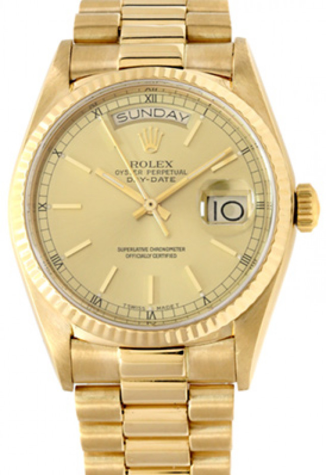 Rolex Day-Date 18038 36 mm Gold on President