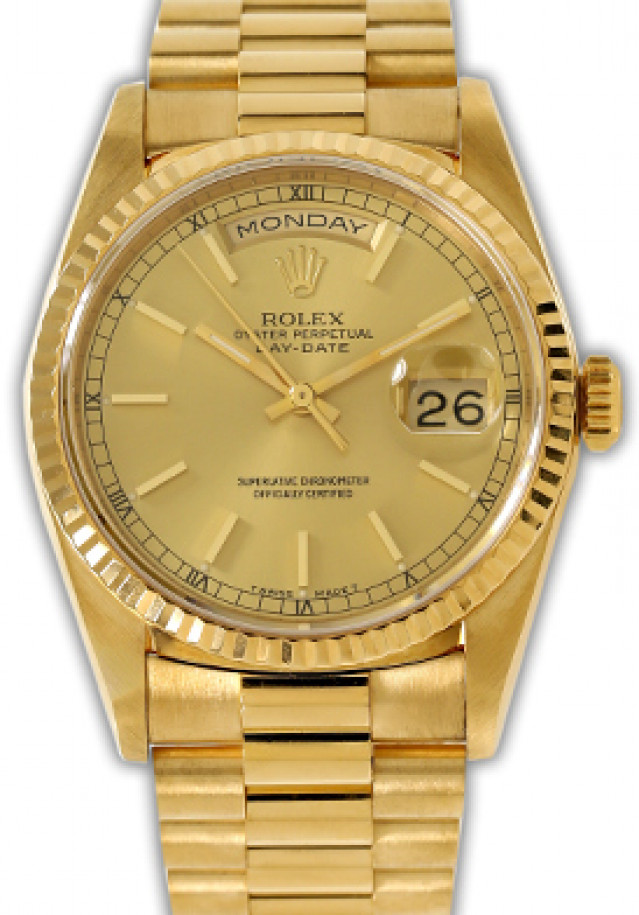 Rolex Day-Date 18233 Gold Champagne 3689WR