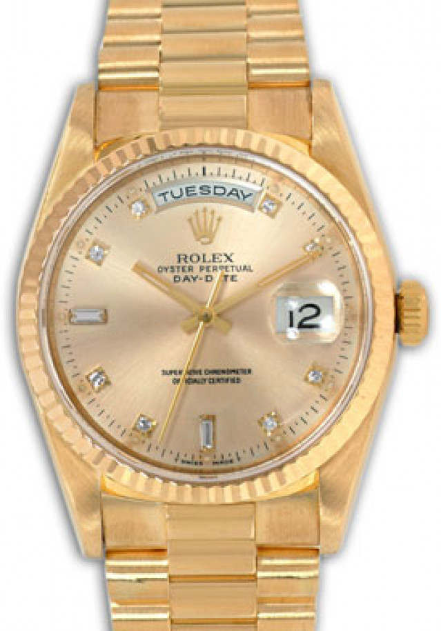 Pre-Owned Diamond Rolex Day-Date 18238