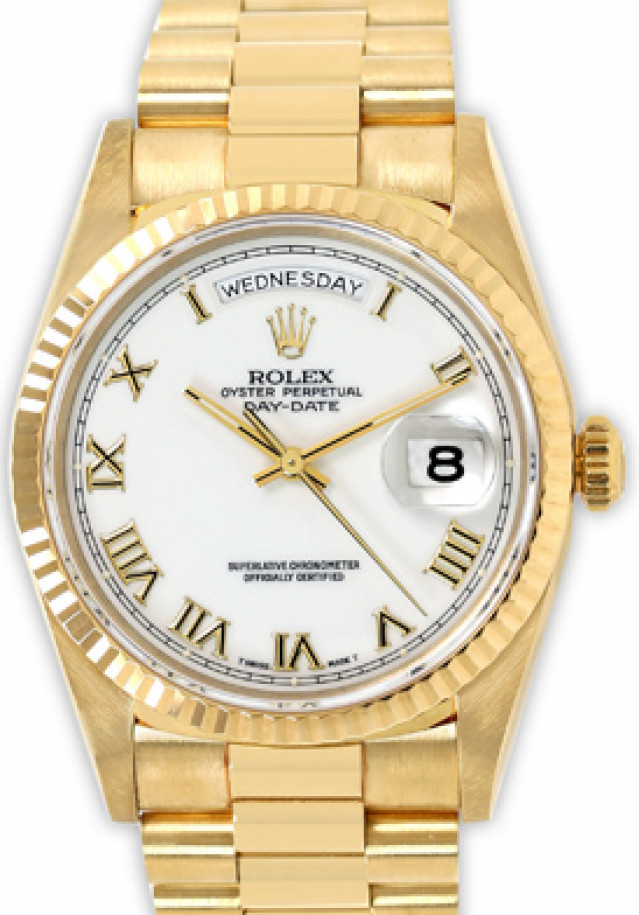 Rolex Day-Date 18238 Gold White 3167WR