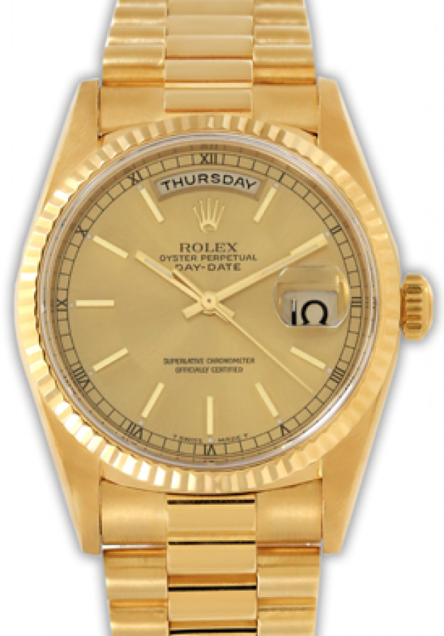 Rolex Day-Date 18238 Gold Champagne 1999