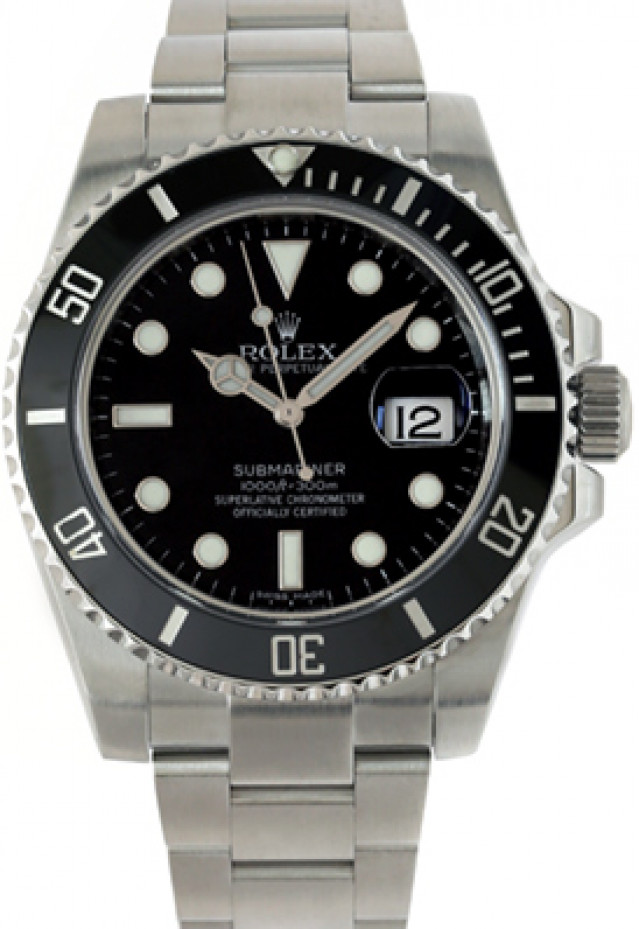 40 mm Rolex Submariner 116610 Steel on Oyster Pre-Owned