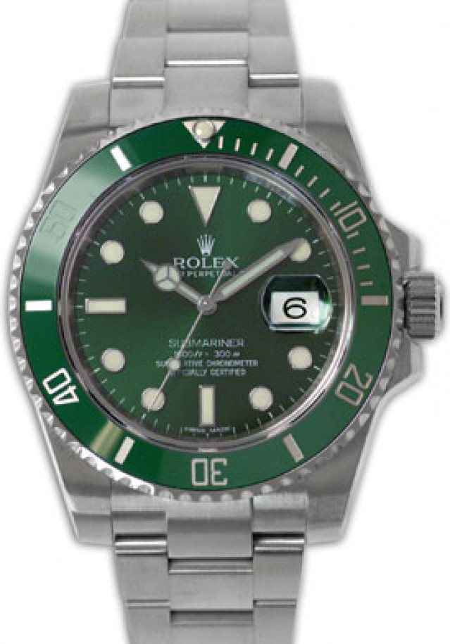 Pre-Owned Rolex Submariner 116610V Steel Year 2013