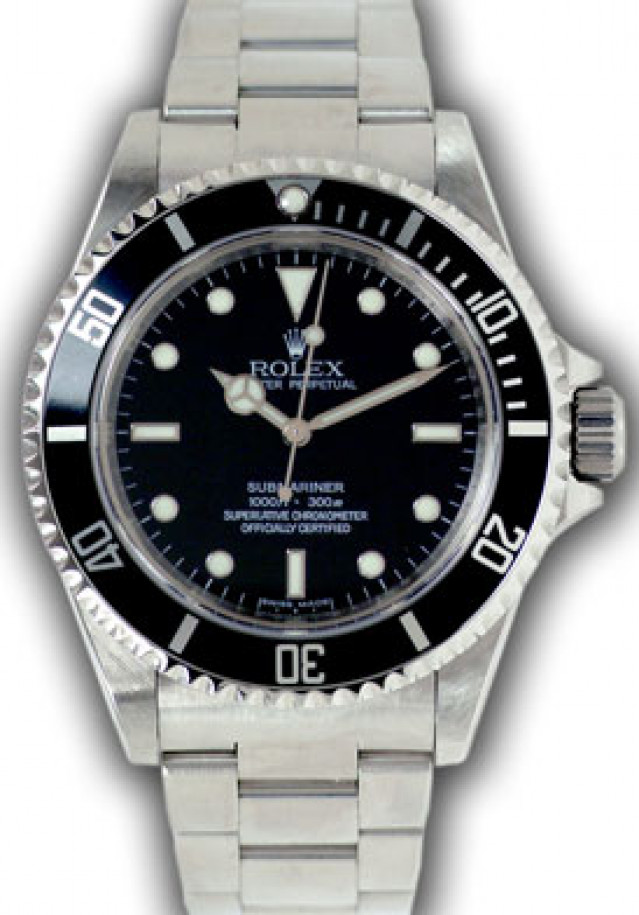 Pre-Owned Rolex Submariner 14060M Steel Year 2010