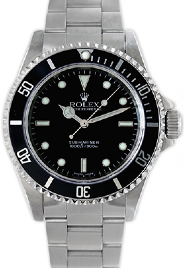 Pre-Owned Rolex Submariner 14060M Steel Year 2000