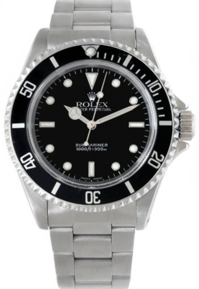 Pre-Owned Rolex Submariner 14060M Steel Year 2001